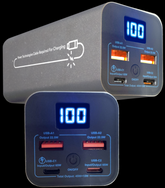 POWER TECHNOLOGIES Rechargeable LiOn Battery, 20K mAh, Single, MODEL- Powerbank, SKU- BAT-PVS-225-10 - H